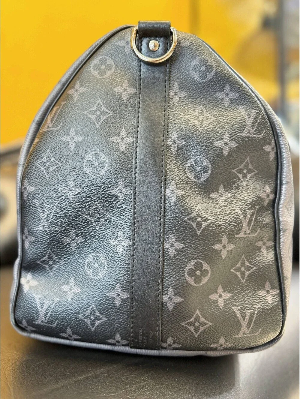 Louis Vuitton Monogram Eclipse Keepall 50 Travel Bag